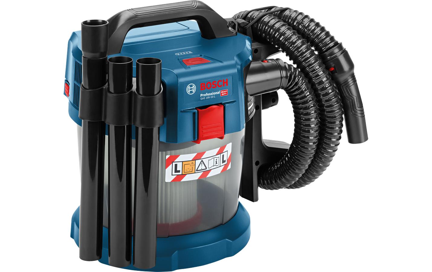 Bosch Professioneller Nass-/Trockensauger GAS 18V-10L CLC – 18 V (AMPShare) – Solo – HEPA