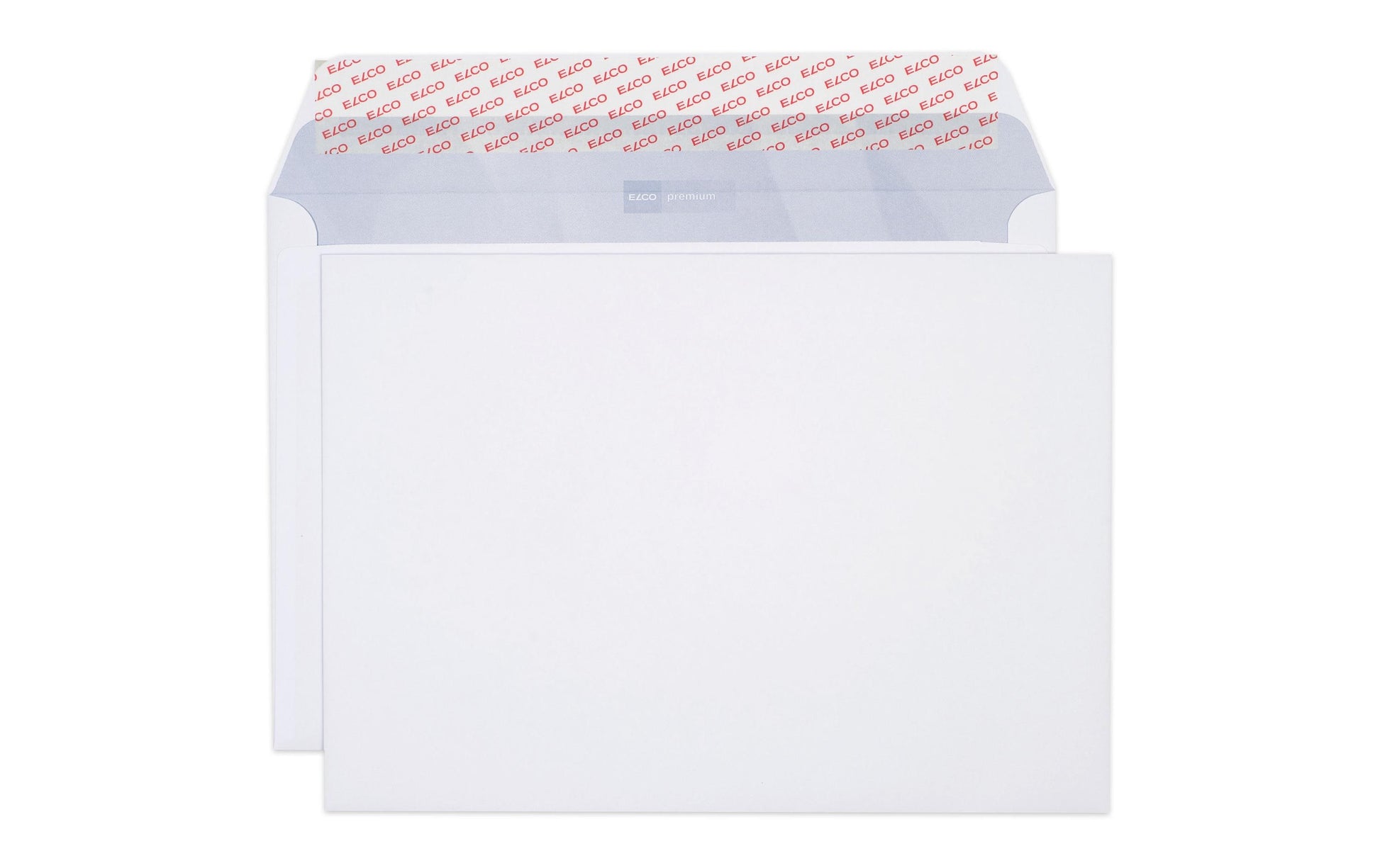 Elco Couvert B4 (353 × 250 mm), ohne Fenster, selbstklebend (Optifix), hochweiss, 120 g/m² – 250 Stk.