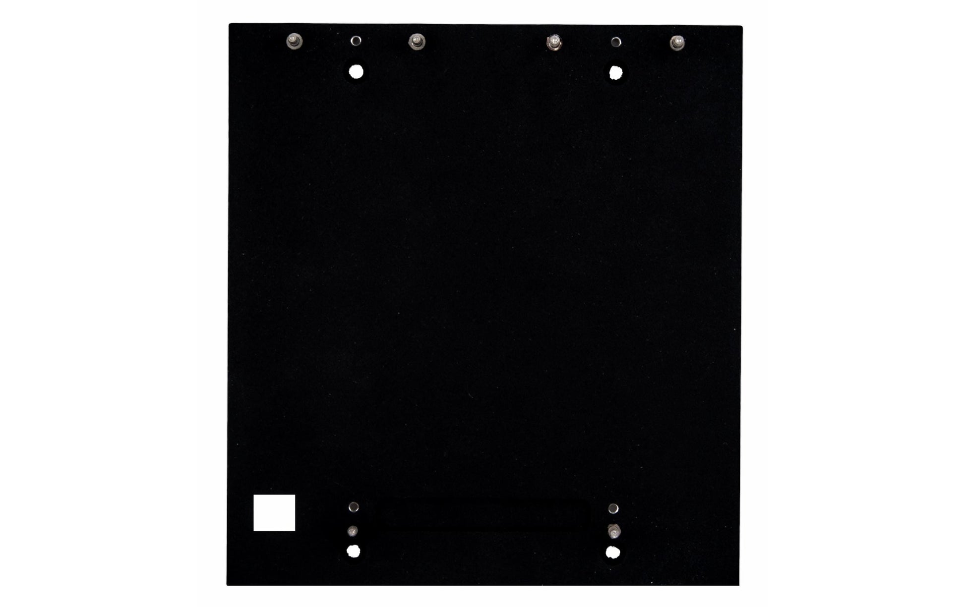 2N Montageplatte – IP Verso, 2 × 2 Module, Schwarz