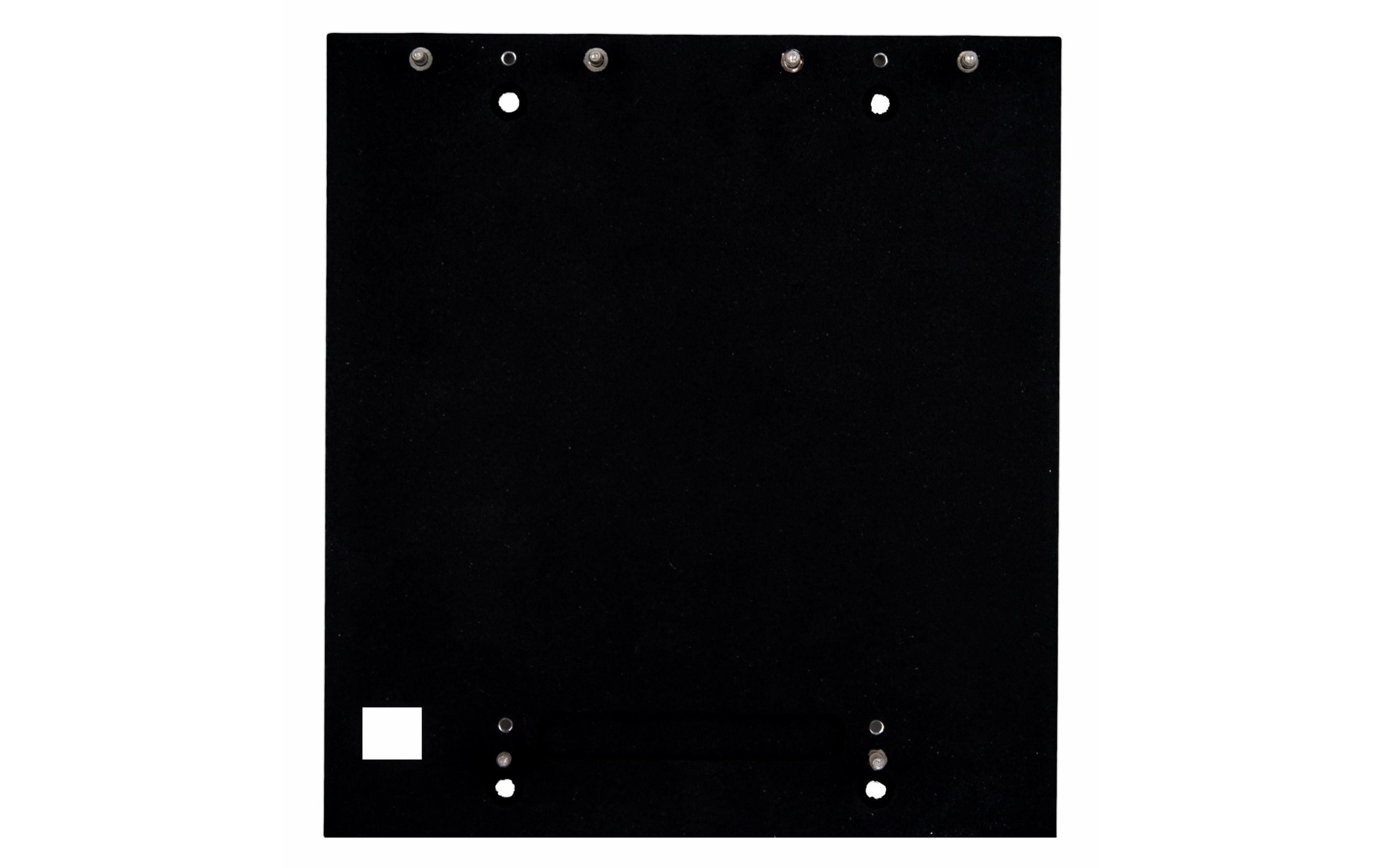 2N Montageplatte – IP Verso, 2 × 2 Module, Schwarz