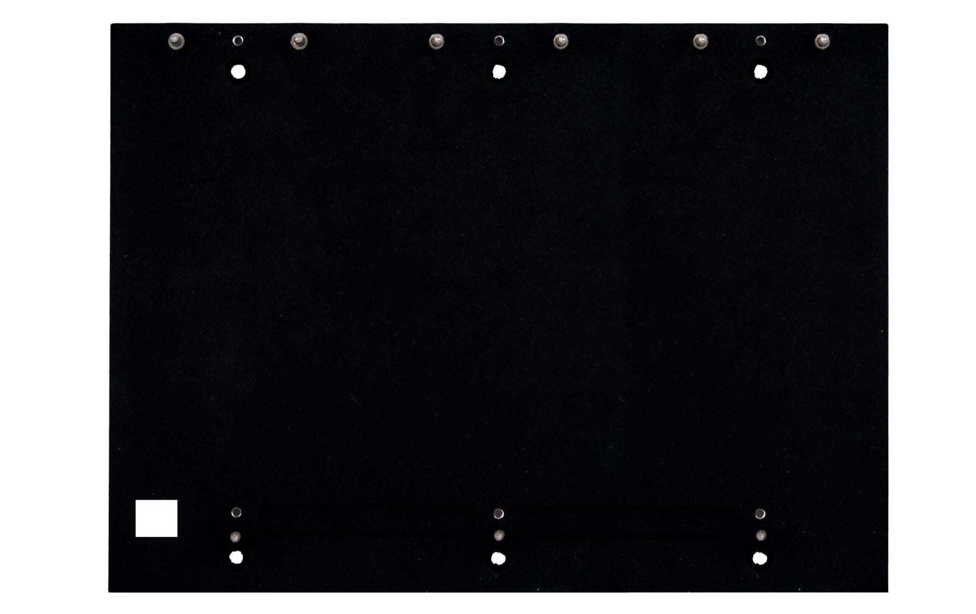 2N IP Verso Montageplatte – 3 × 2 Module, Schwarz