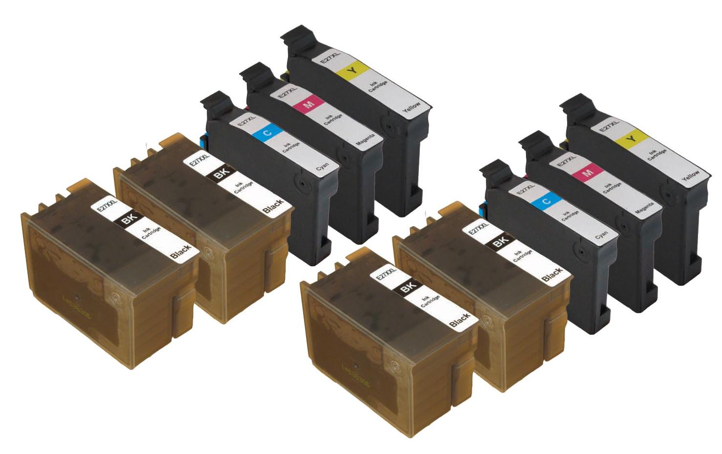 Peach Epson 27XL Tintenpatronen-Multipack, 10er-Pack, kompatibel – für Epson WorkForce WF-3600 Serie und andere