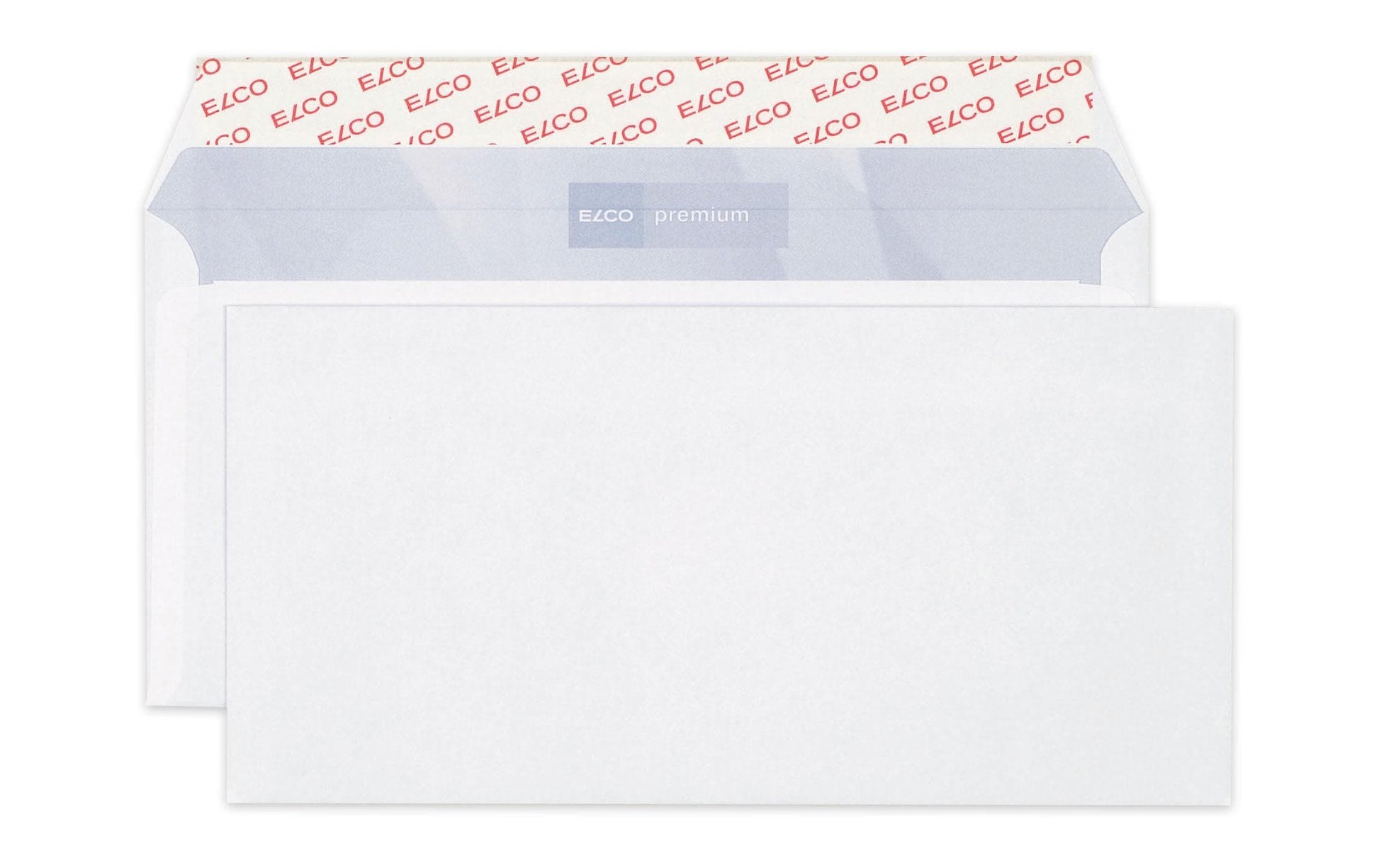 Elco Couvert C5/6, ohne Fenster, selbstklebend, hochweiss, 80 g/m² – 50 Stk.