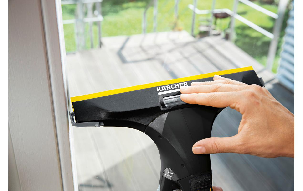 Kärcher WV 2 Premium – Fenstersauger – Arbeitsbreite 28 cm, Laufzeit 35 min, Tank 100 ml, 105 m², Schwarz