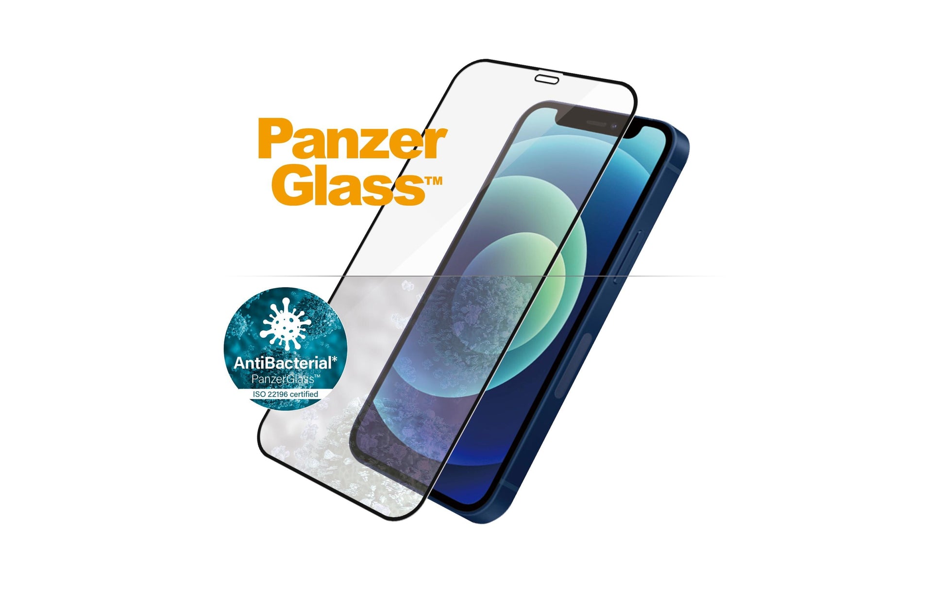 PanzerGlass Displayschutz (Panzerglas), Edge-to-Edge – für iPhone 12 Mini