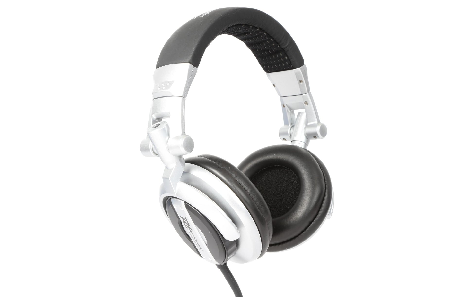 Power Dynamics PH510 DJ-Kopfhörer – On-Ear, Kabelgebunden, 3,5 mm Klinke + 6,35 mm Stecker, Silber