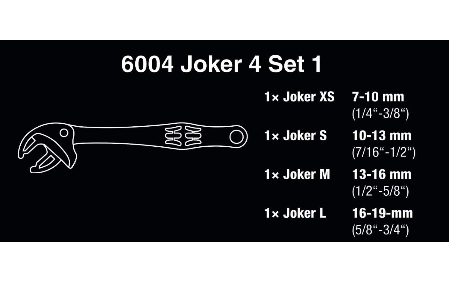 Wera Gabelschlüssel-Set Joker – 6004