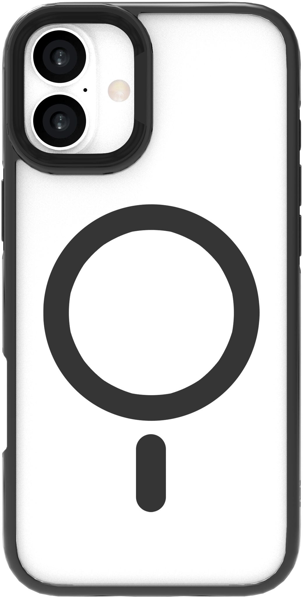 eSTUFF INFINITE (GRS) HELSINKI Backcover – für Apple iPhone 16, MagSafe, PC+TPU, schwarz