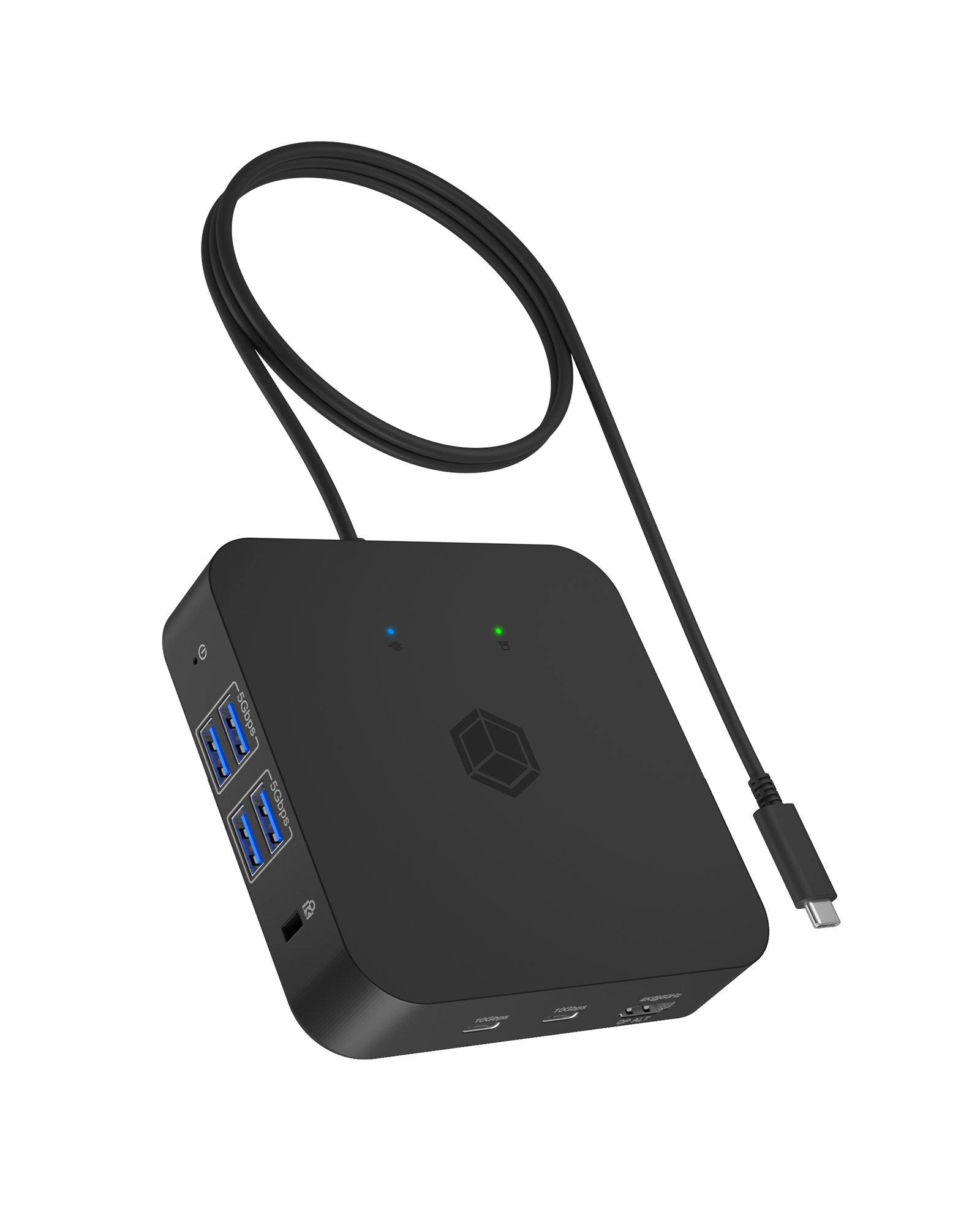 ICY BOX IB-DK4090-C Dockingstation – USB-C, 3× HDMI, 4× USB-A, 2× USB-C, 85 W PD, GbE, 3,5 mm Audio