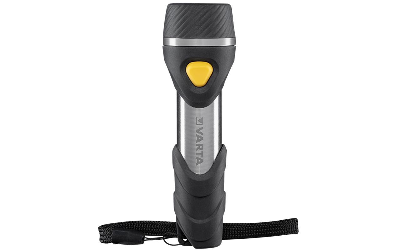 VARTA Taschenlampe Multi LED Day Light F10 – 20 lm, 20 m, Batteriebetrieb AA – Aluminium