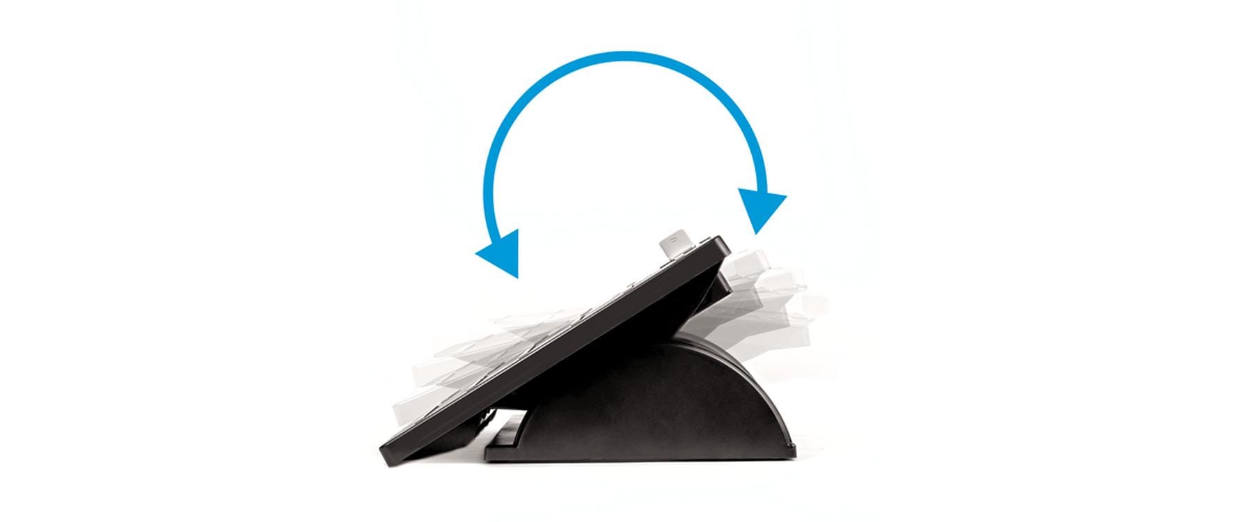 Fellowes Fussstütze Office Suites Microban – 44,4 × 33,3 × 11,1 cm, schwarz