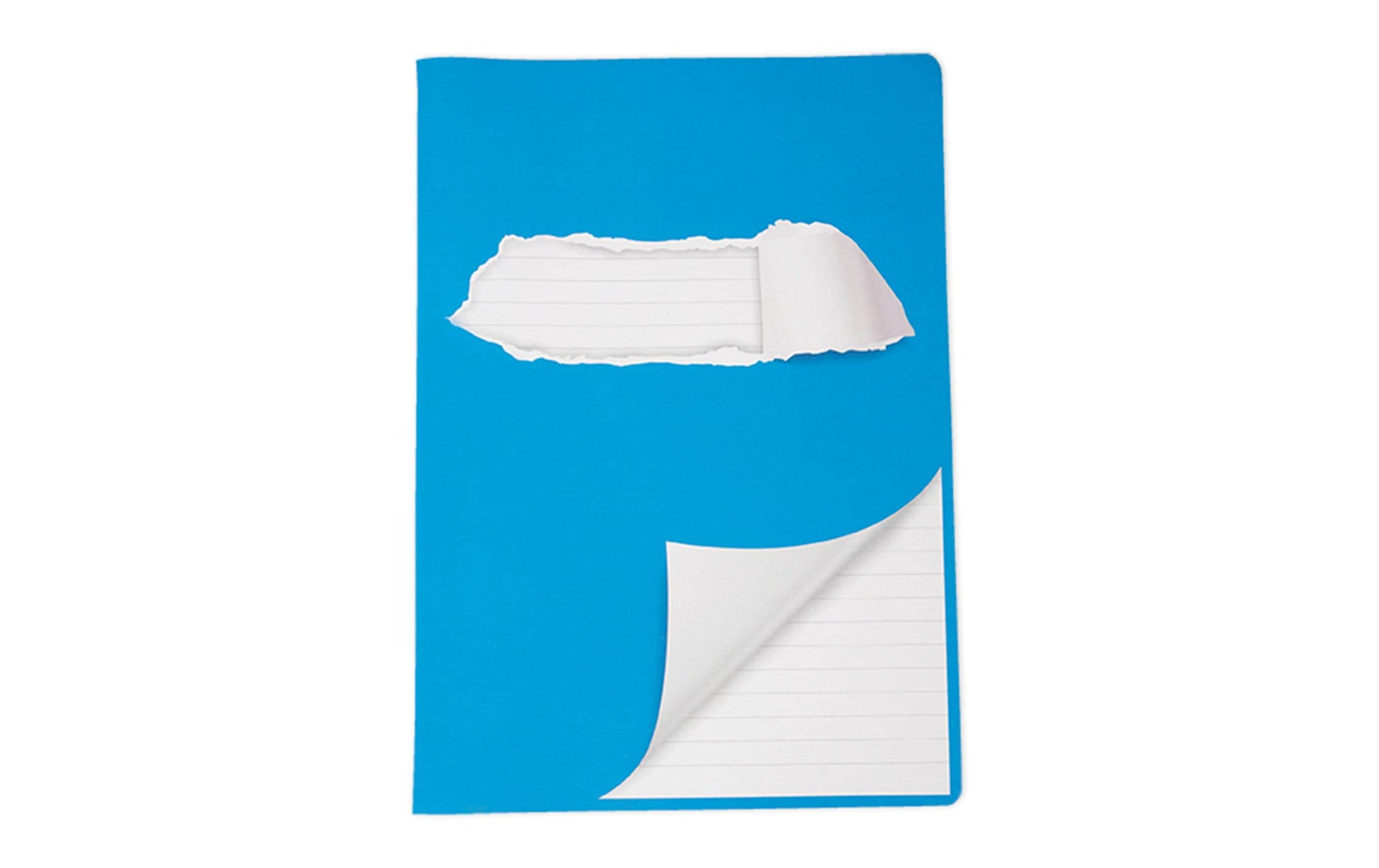 Elco Schulheft – A4 – liniert – 24 Blatt – 80 g/m² – abgerundete Ecken, Schildfeld – blau – 10 Stück