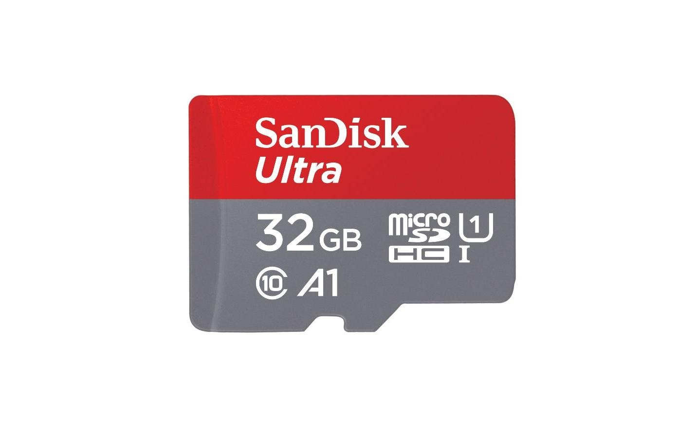SanDisk Ultra microSDHC Speicherkarte – 32 GB, UHS-I, Klasse 10 A1 120 MB/s