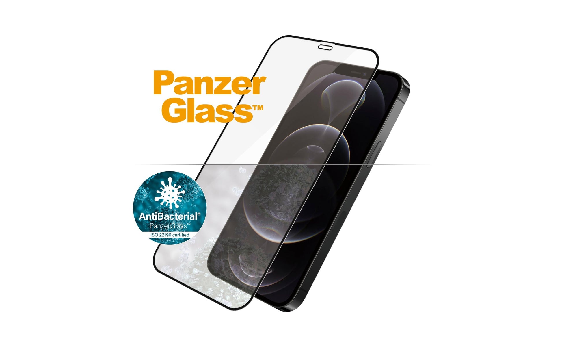 PanzerGlass Displayschutzglas – für Apple iPhone 12/12 Pro, Hartglas, Transparent – 1er-Pack