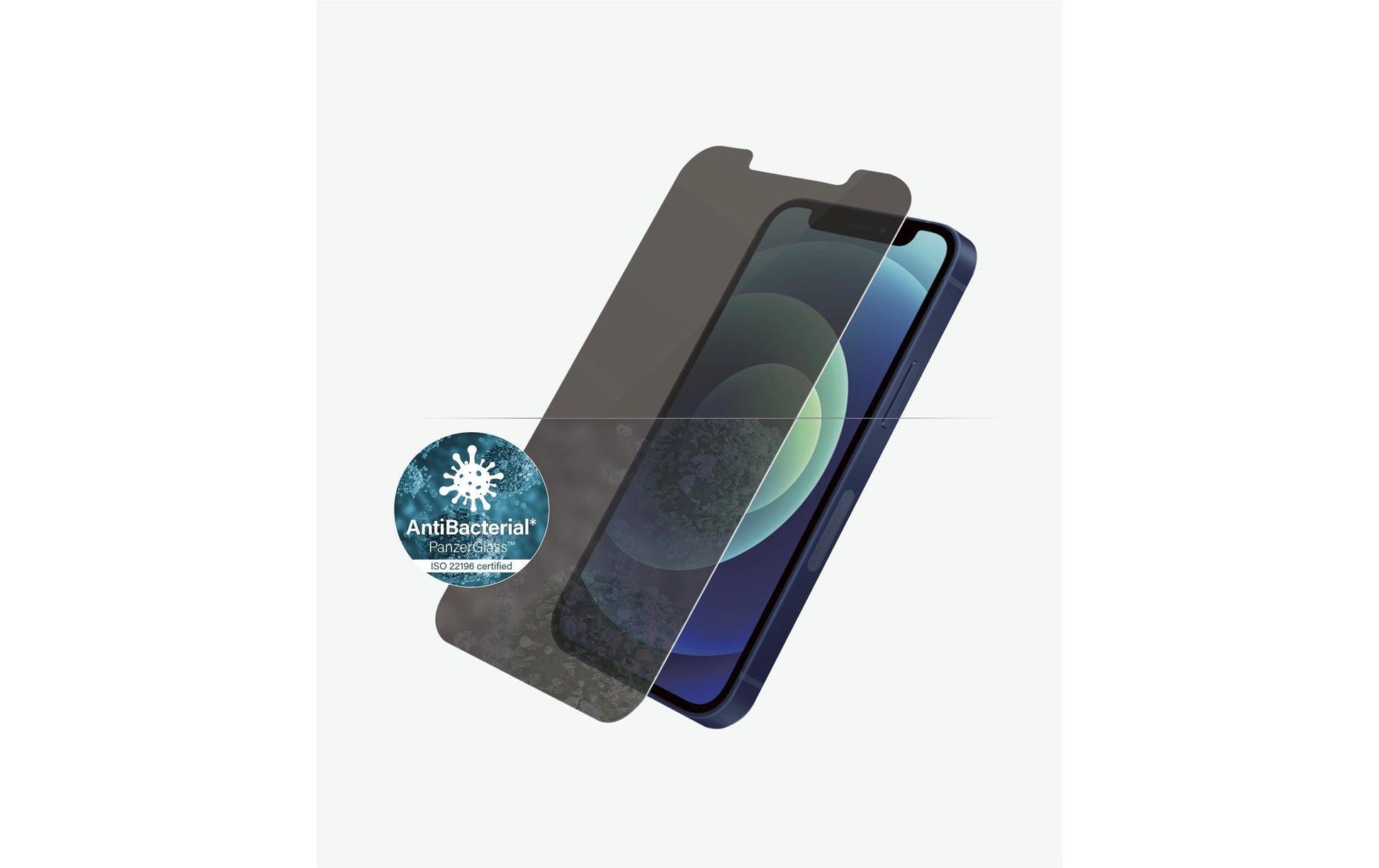 PanzerGlass Privacy-Filter (Panzerglas), Antibakteriell – für iPhone 12 mini