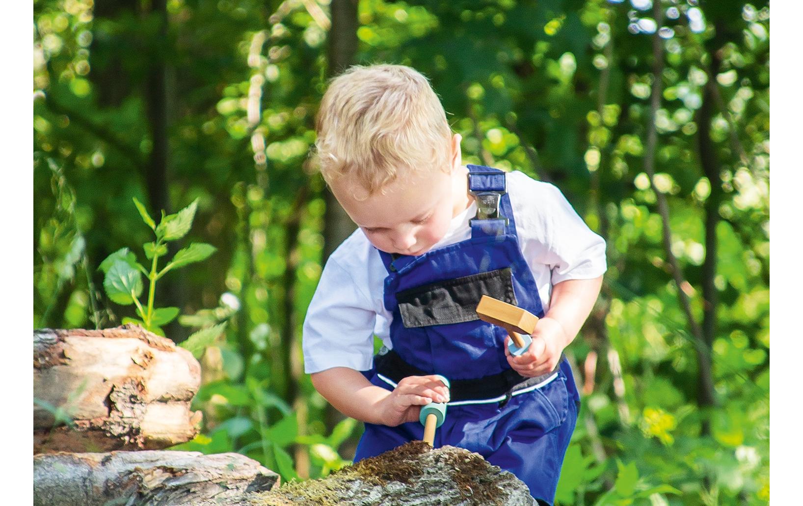 Pinolino Kinderträume Werkbank Jupp – 26-teilig – ab 3 Jahren – MDF, FSC