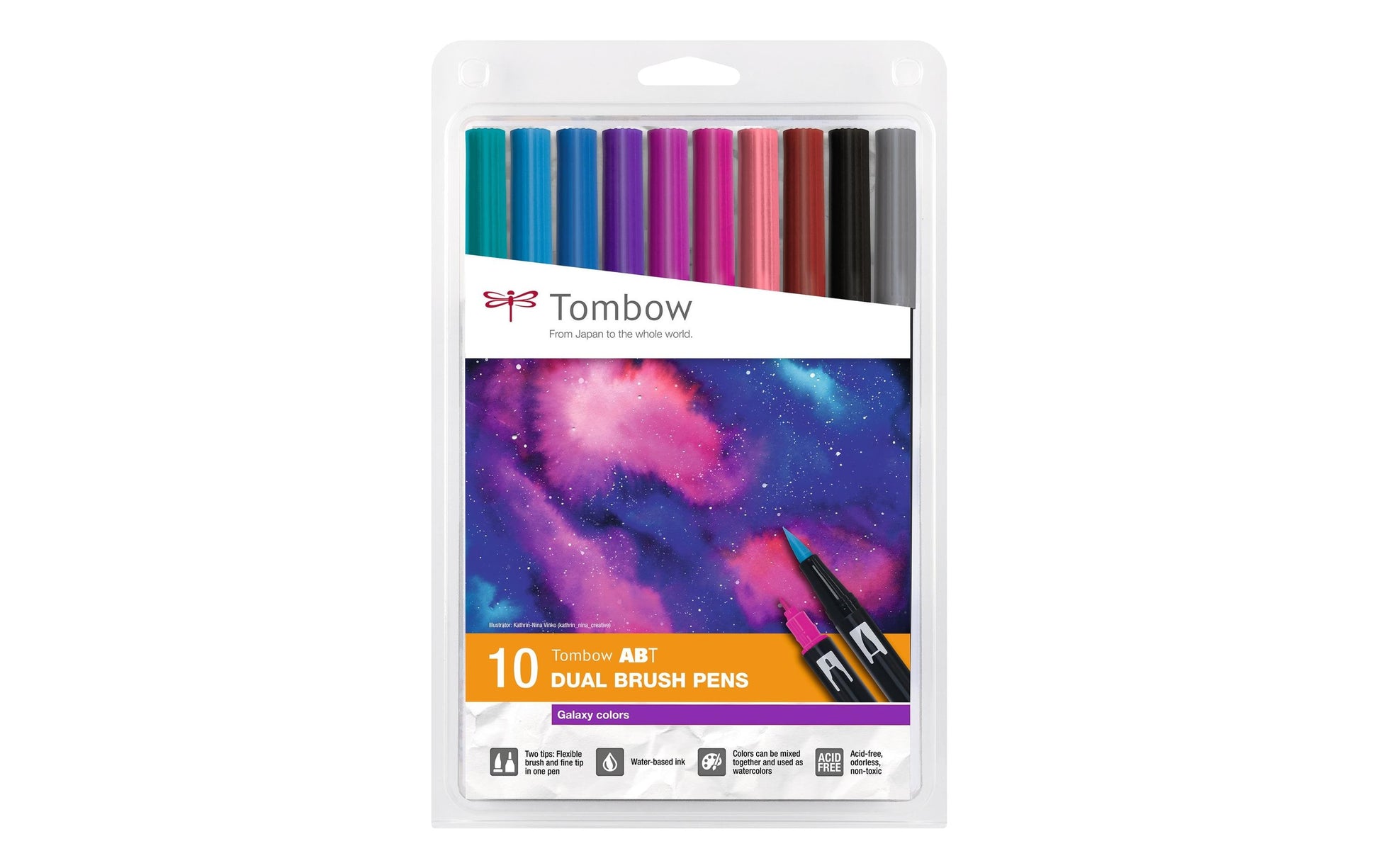 Tombow Filzstifte, 10 Stk.