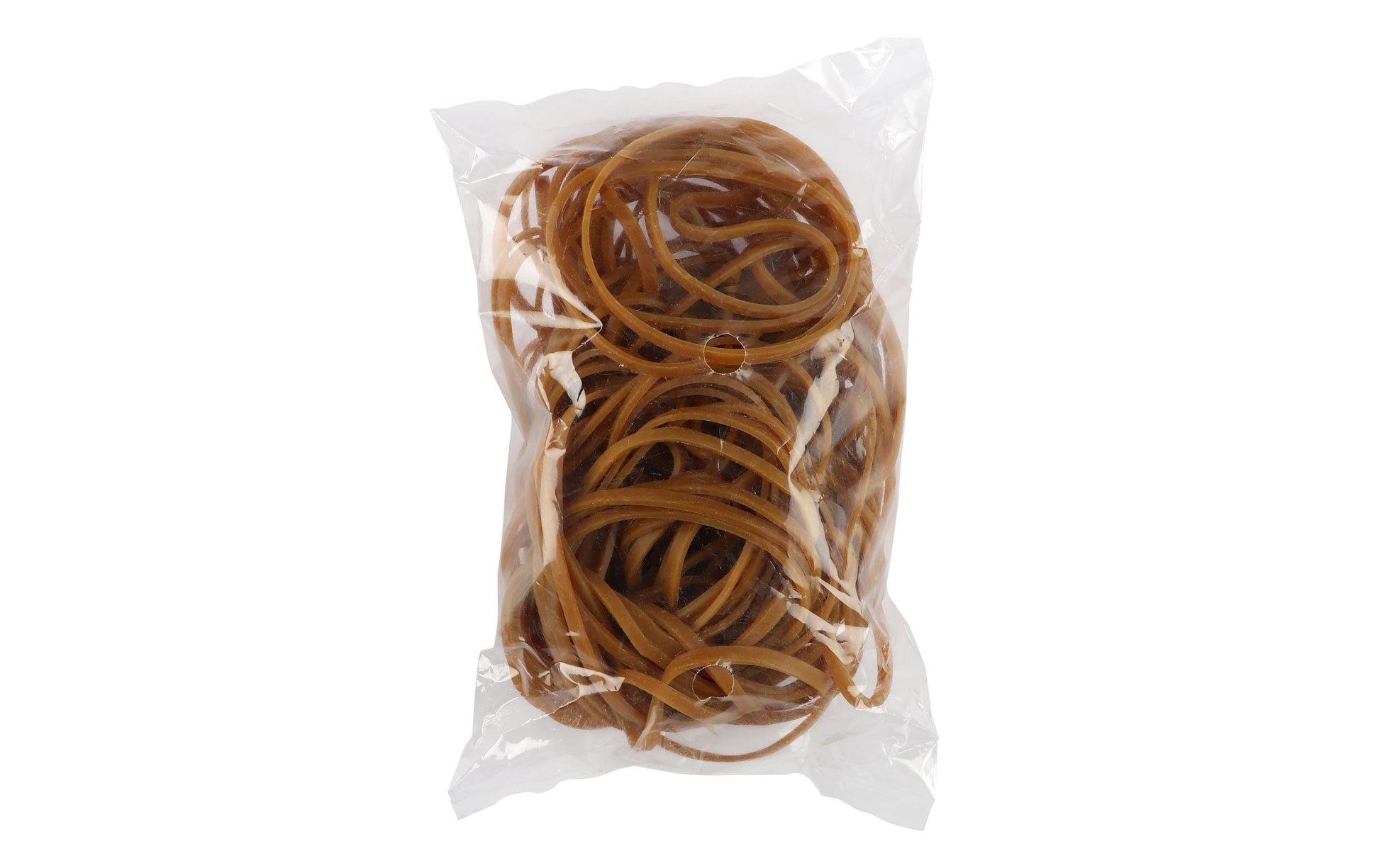 Buroline BÜROLINE Gummibänder – 3 × 90 mm, Ø 60 mm, braun, Naturkautschuk, 100 g