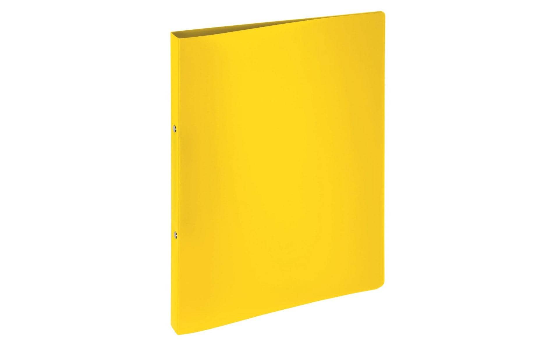 Pagna Ringbuch – 2 Ringe Ø 16 mm – für A4 – Rückenbreite 2,3 cm – Gelb
