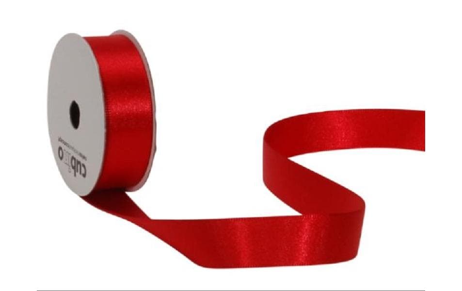 Spyk Geschenkband Satin Rot – 16 mm × 5 m