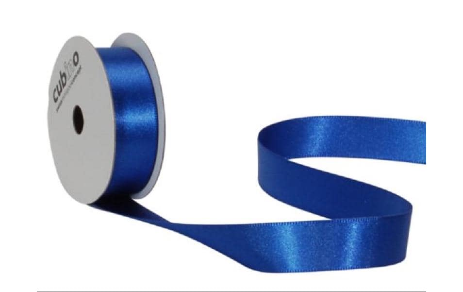 Spyk Geschenkband Satin Königsblau – 16 mm × 5 m