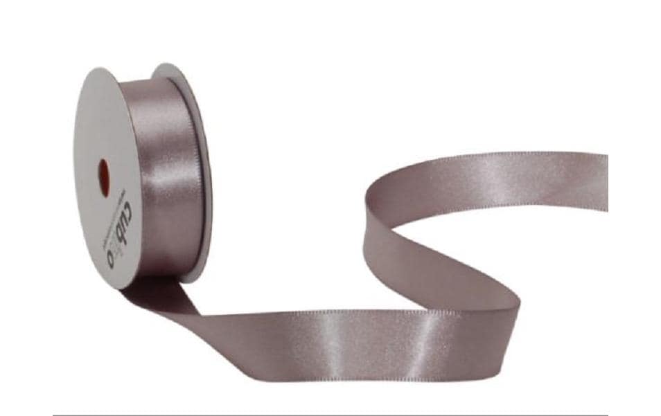 Spyk Geschenkband Satin Silber – 16 mm × 5 m – 1 Stk.