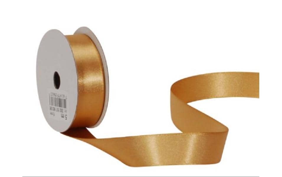 Spyk Geschenkband Satin Gold – 16 mm × 5 m – 1 Stk.