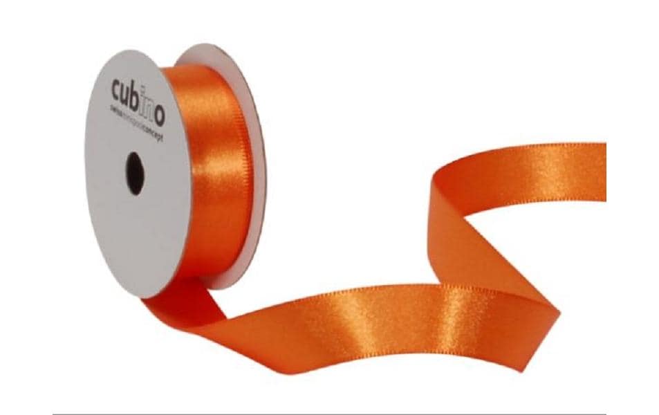 Spyk Geschenkband Satin Orange – 16 mm × 5 m – 1 Stk.