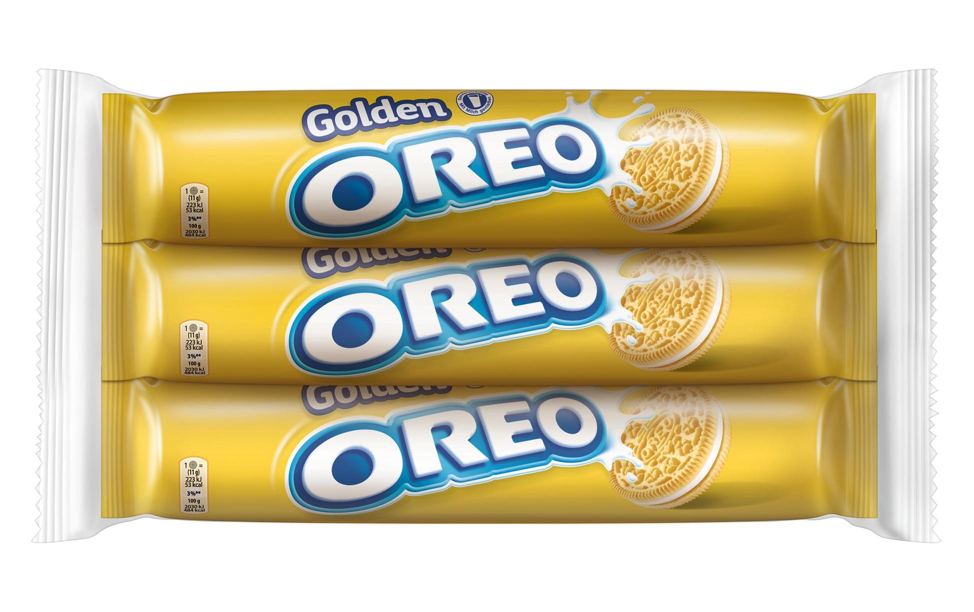 OREO Goldene Guetzli – Vanille – 3 × 154 g