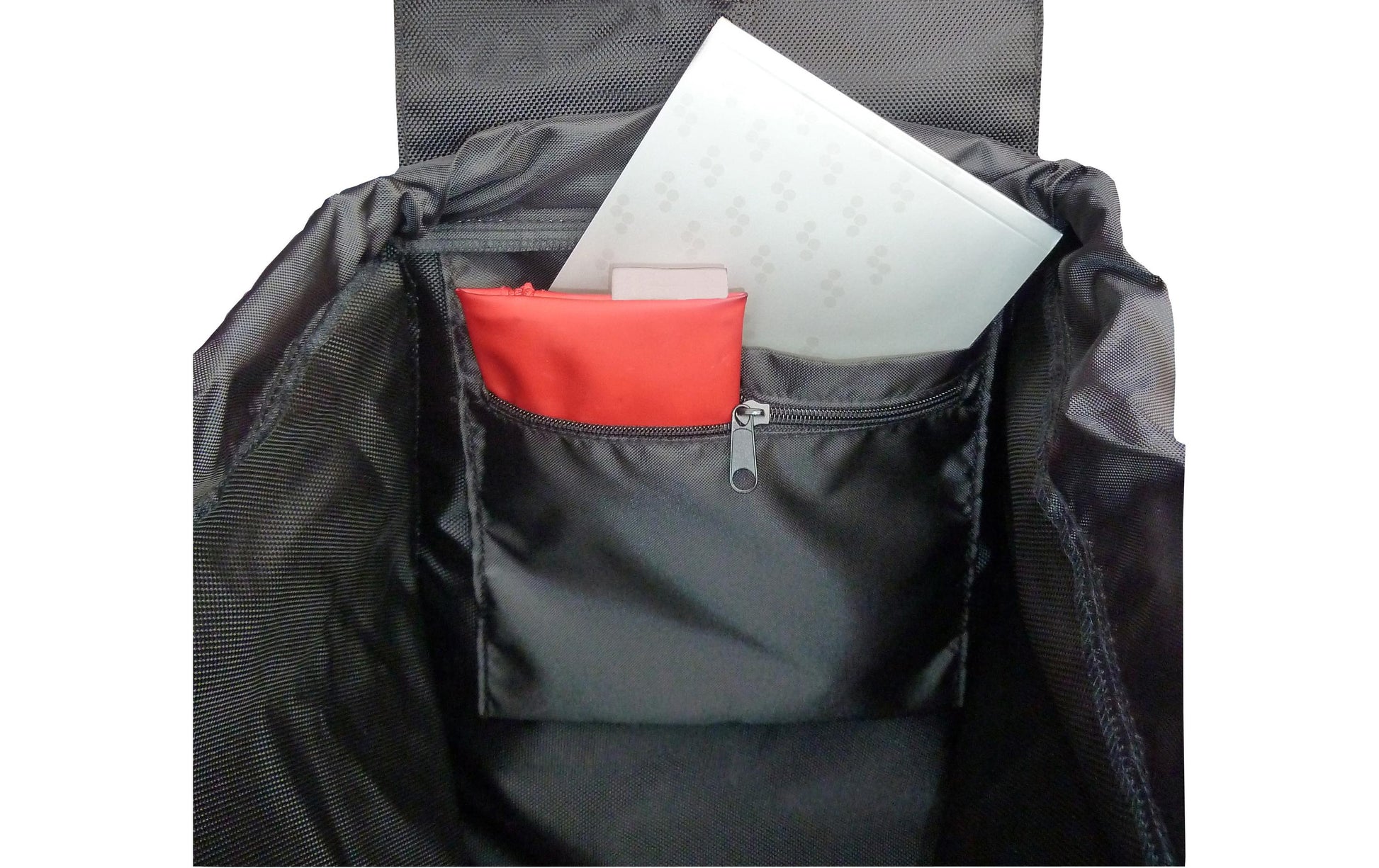 Rolser Stofftasche, Polyester, Schwarz/Weiss, 360×630×190 mm, mit 4 Rädern, 40 kg