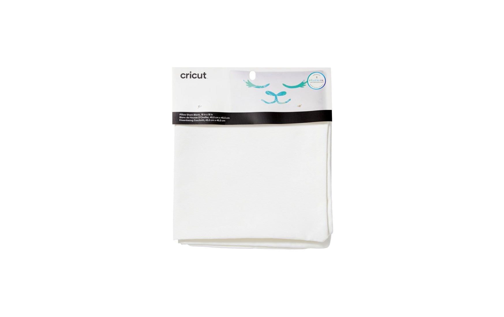 Cricut Infusible Ink Kissenbezug – 45 × 45 cm, 1er-Set, Polyester, Weiss