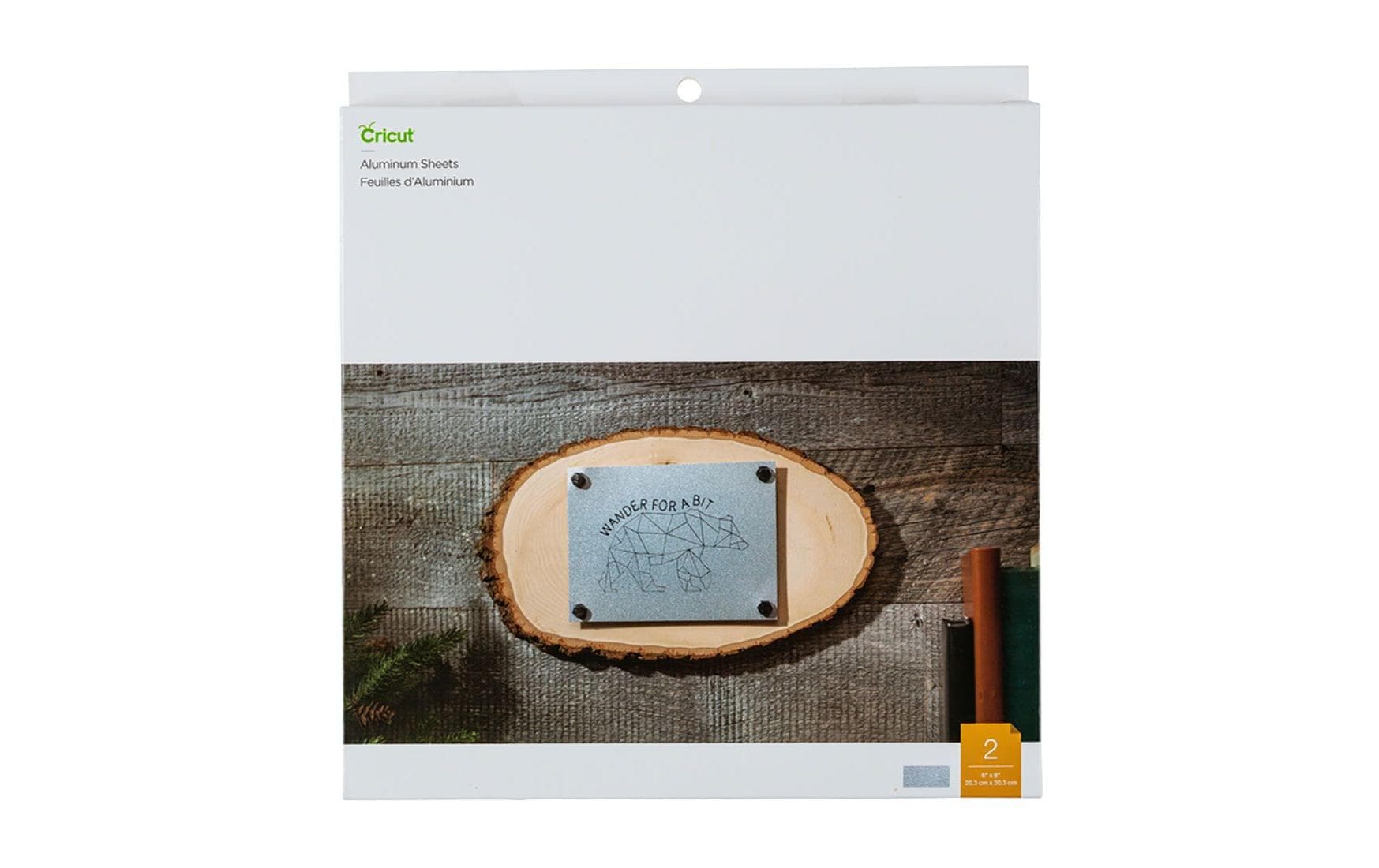 Cricut Metall-Schild, Aluminium, 20 × 20 cm, 2 Stk., für Cricut Maker, 2007459