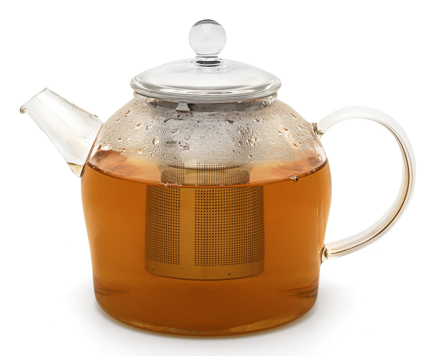 Bredemeijer Teekanne – 500 ml, Glas, Transparent, mit Edelstahlfilter, spülmaschinenfest