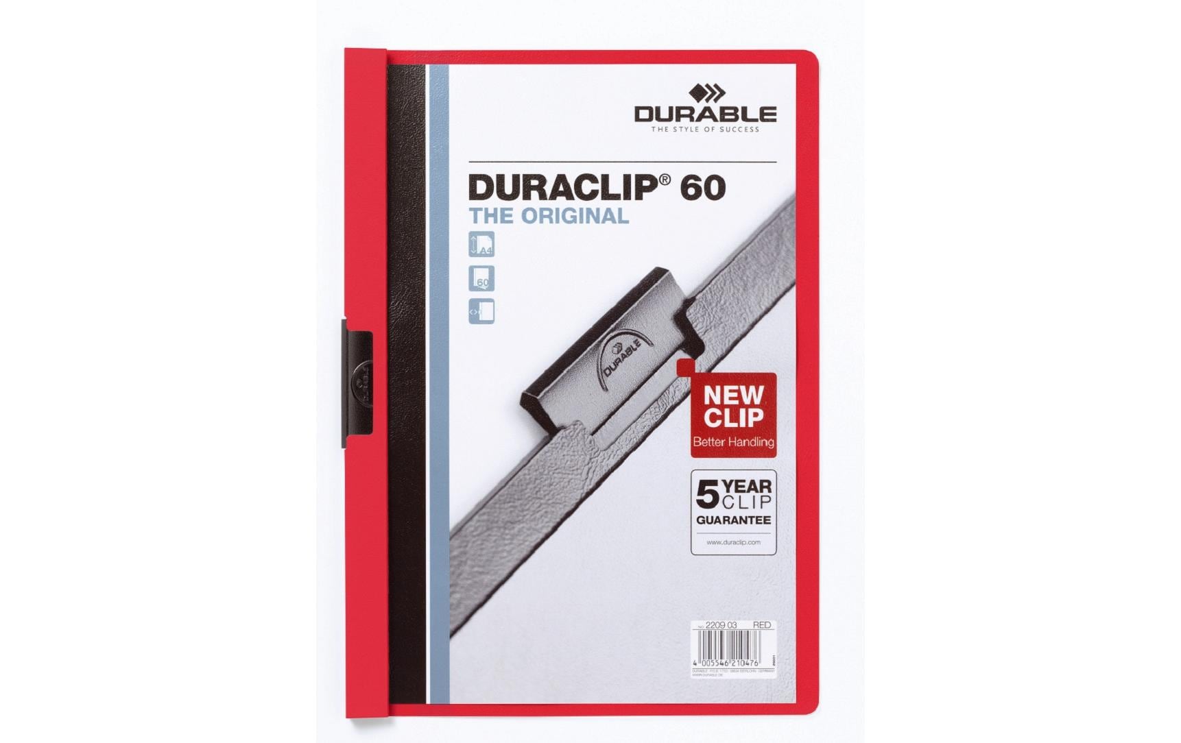 Durable Konferenzmappe – A4, Kunststoff, Rot