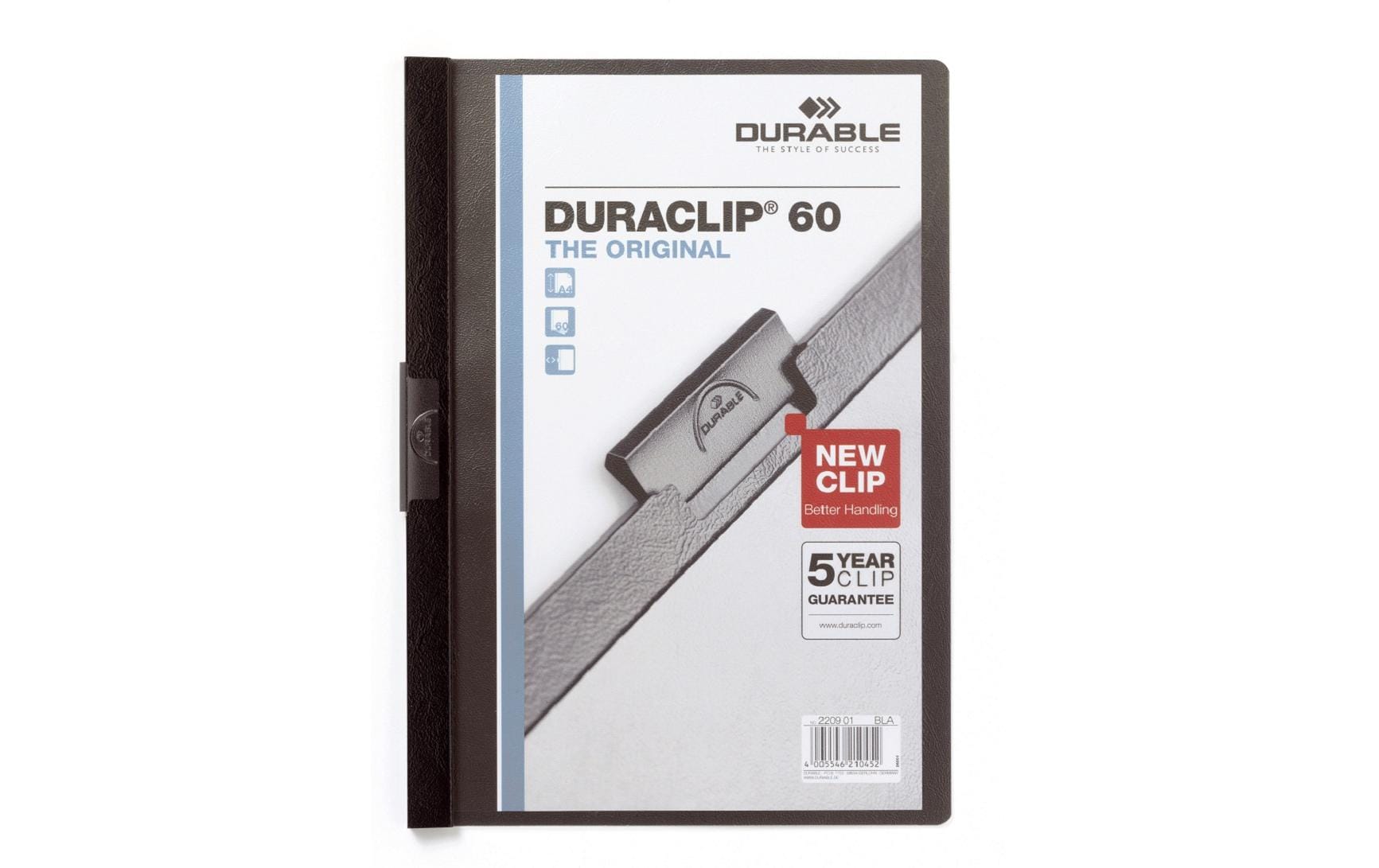 Durable Konferenzmappe – A4, Kunststoff, Schwarz