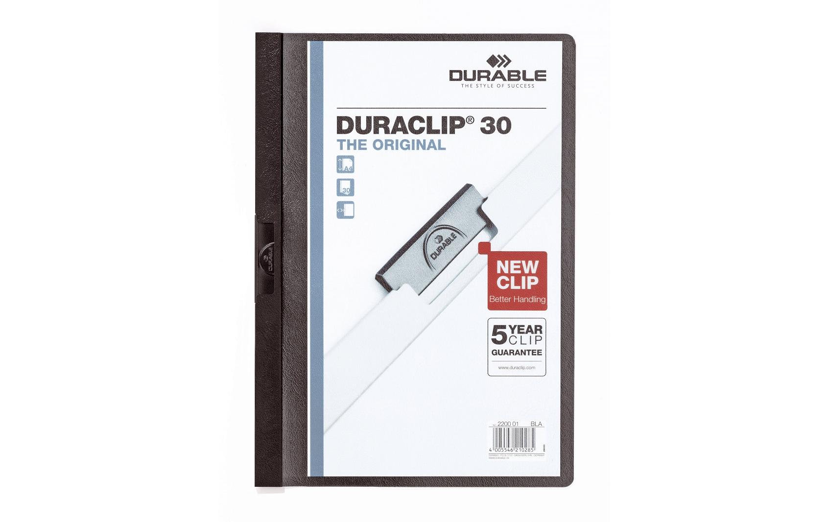 Durable Konferenzmappe – A4, schwarz, Kunststoff
