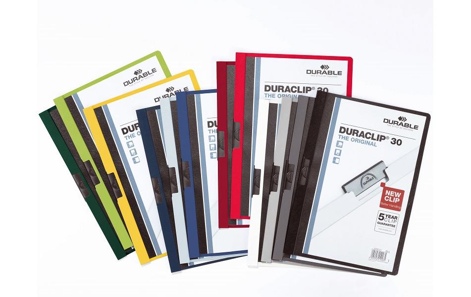 Durable Konferenzmappe – A4, schwarz, Kunststoff