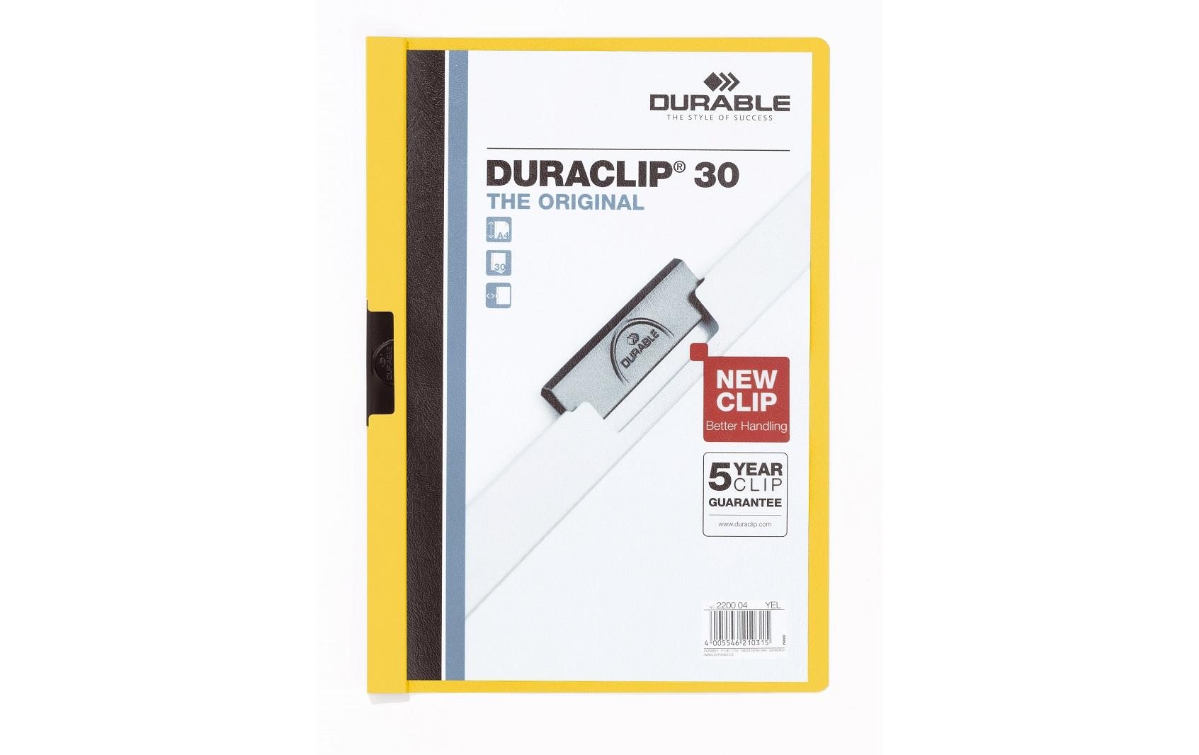 Durable Konferenzmappe – A4, Kunststoff, Gelb