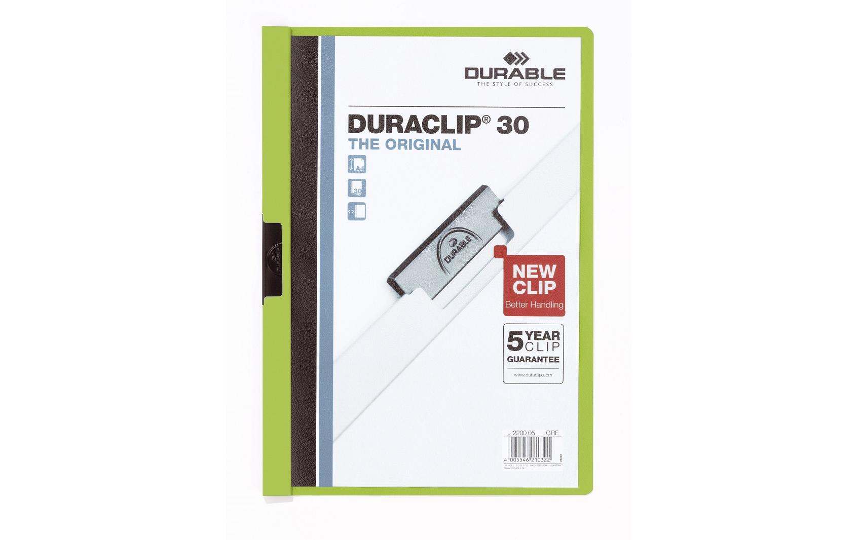 Durable Unterschriftenmappe – A4, grün, Kunststoff