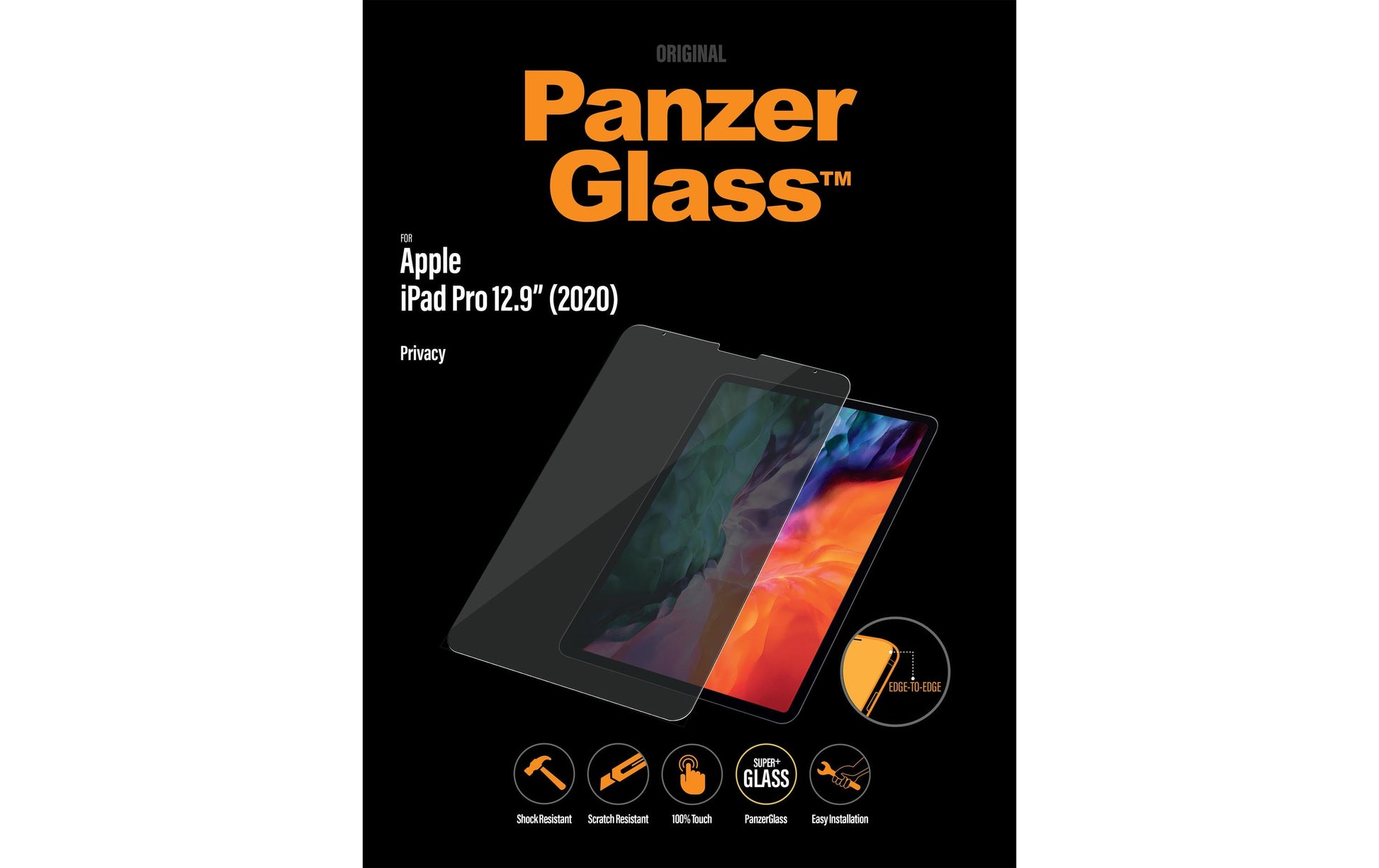 PanzerGlass Privacy Schutzfolie – für iPad Pro 12,9" (5. Gen./2021)