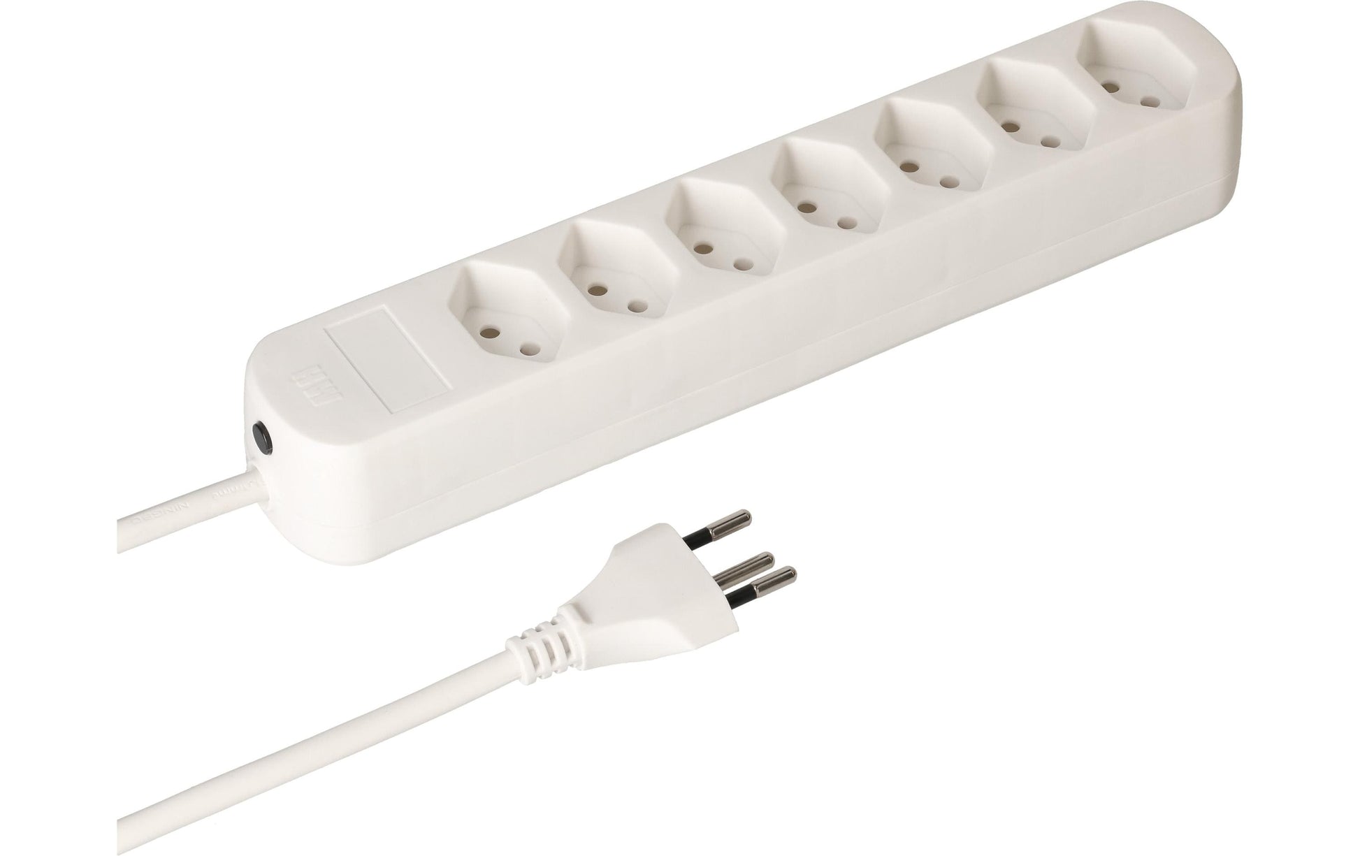 Max Hauri AG Max Hauri Basic-Line – Steckdosenleiste, 7× T13, ohne Schalter, 1,5 m, Stecker T12