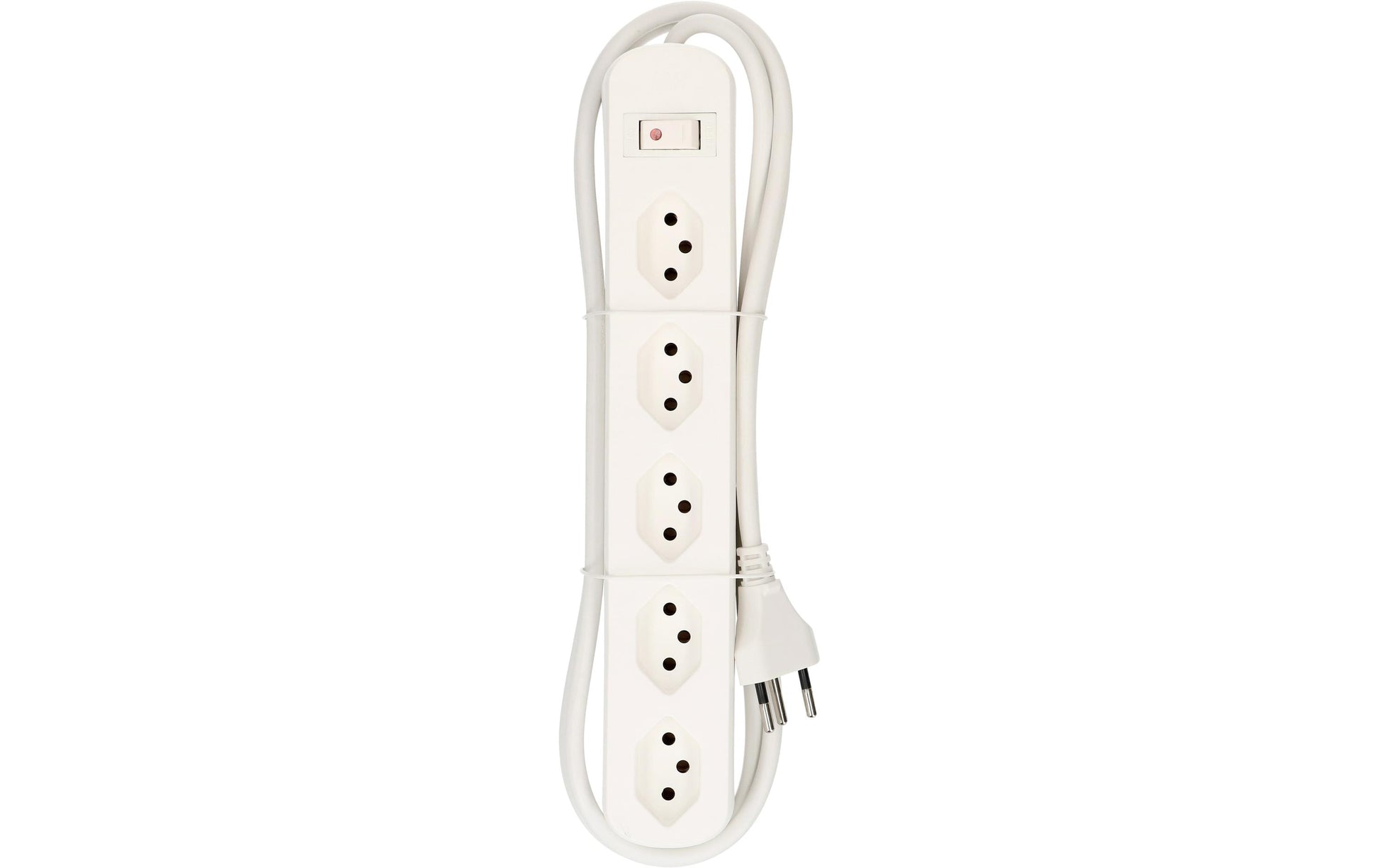 Max Hauri AG Max Hauri Basic-Line – Steckdosenleiste, 5× T13, mit Schalter, 1,5 m, Stecker T12