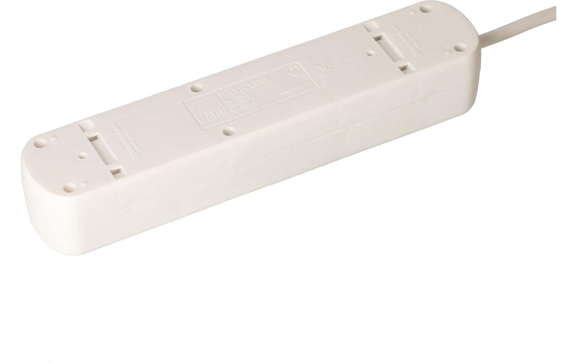 Max Hauri AG Max Hauri Basic-Line – Steckdosenleiste, 5× Schuko (Typ F), mit Schalter, 1,5 m, Stecker T12