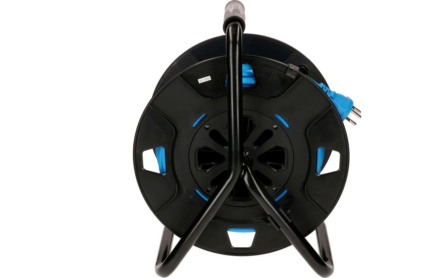 Max Hauri AG Max Hauri Kabelrolle, 33 m, 4×T13, Thermoschutz, Eingang T12 – Schwarz