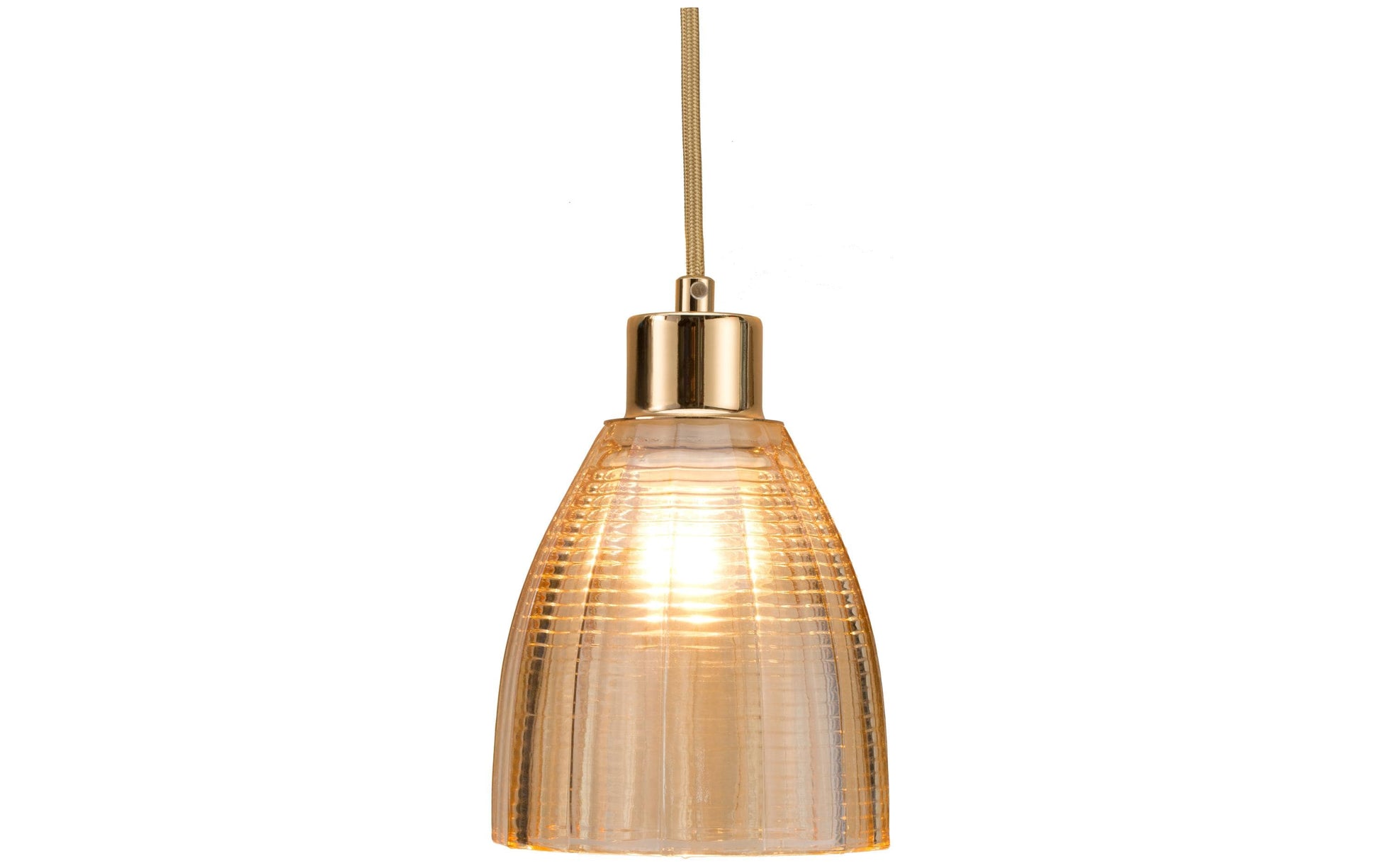 Pauleen Pendelleuchte – Ø 14 × 14 cm, 25 W, Gold, exkl. E27