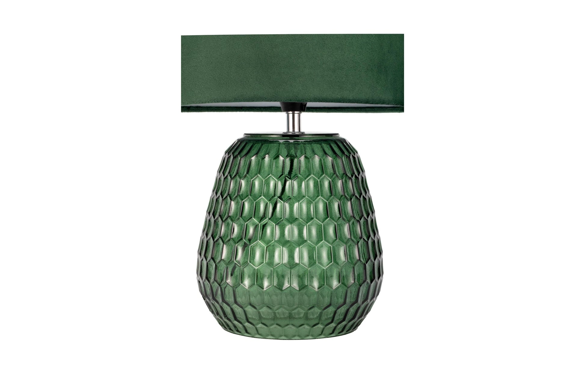 Pauleen Tischleuchte Crystal Velours – E14, max. 40 W, 37 cm, IP20 – Grün