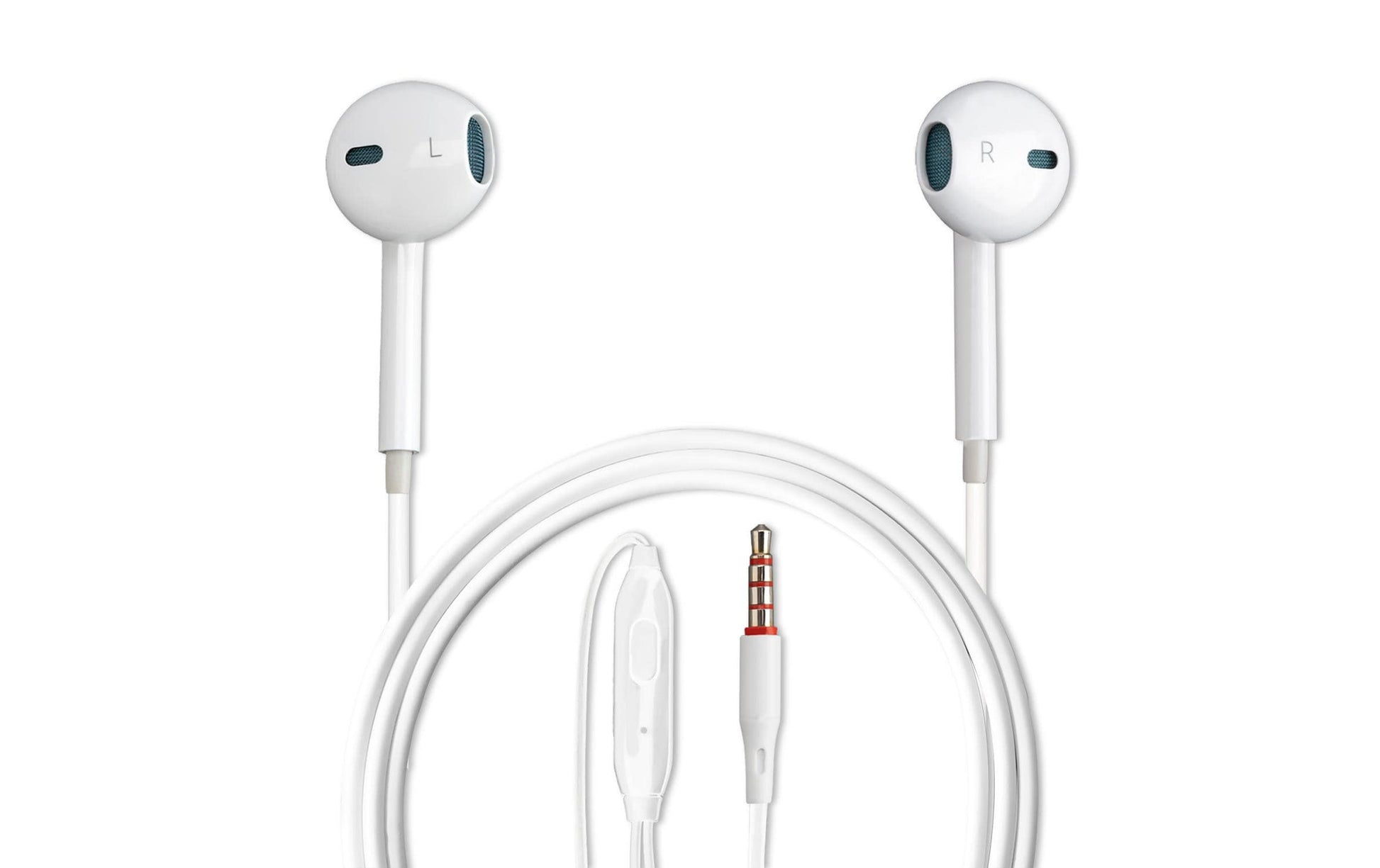 4smarts Melody Lite In-Ear Kopfhörer – Kabel, 3,5 mm Klinke, Weiss