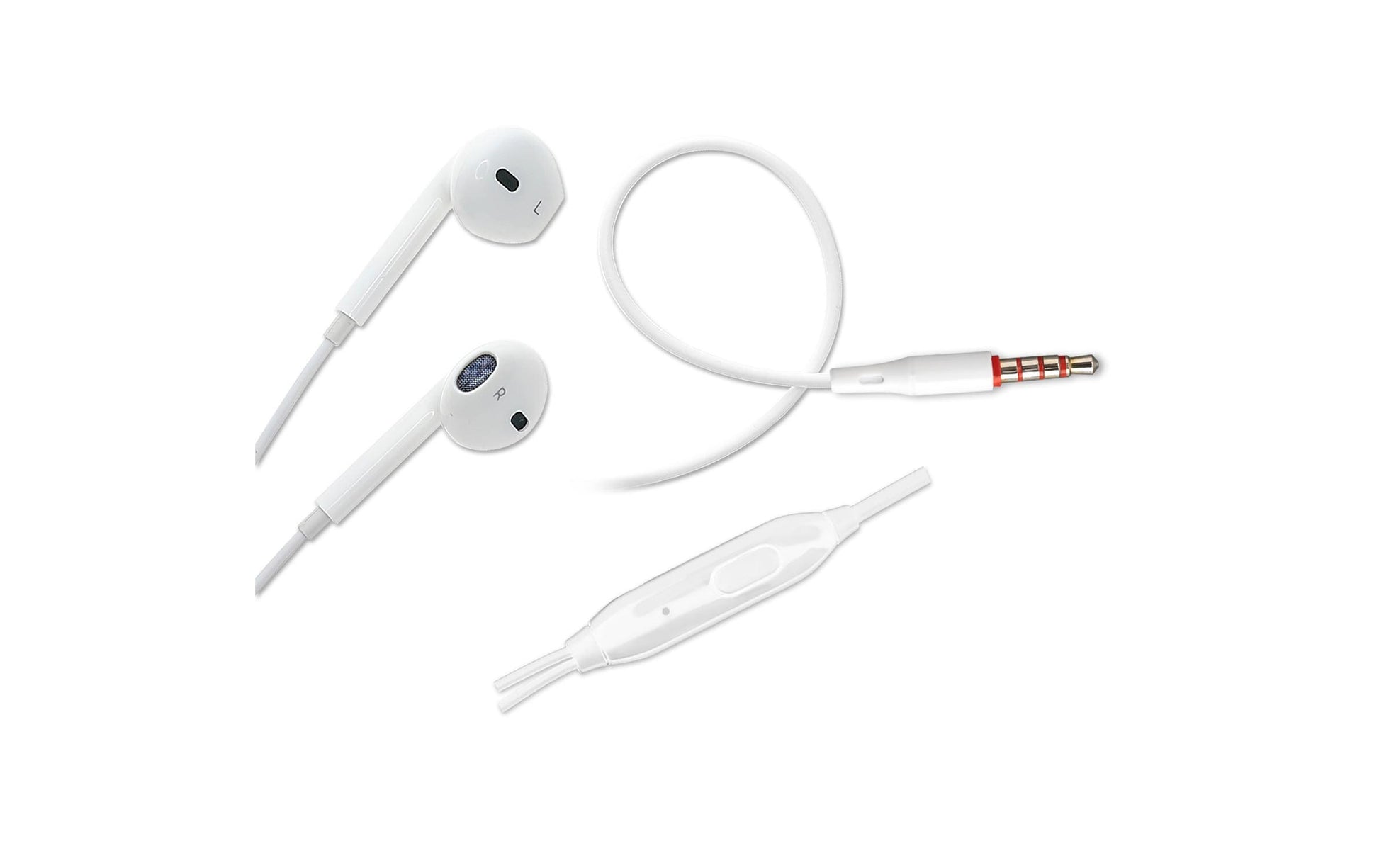 4smarts Melody Lite In-Ear Kopfhörer – Kabel, 3,5 mm Klinke, Weiss
