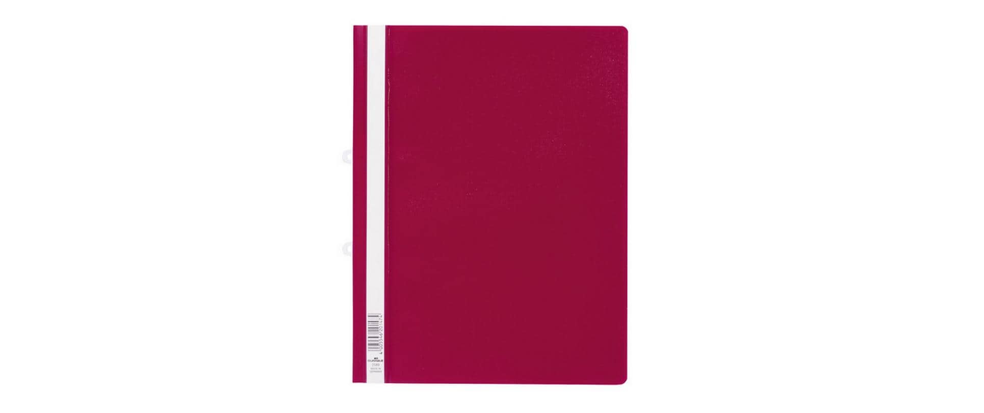 Durable Schnellhefter für A4, Polypropylen (PP), Rot – mit Abheftvorrichtung – 1 Stk