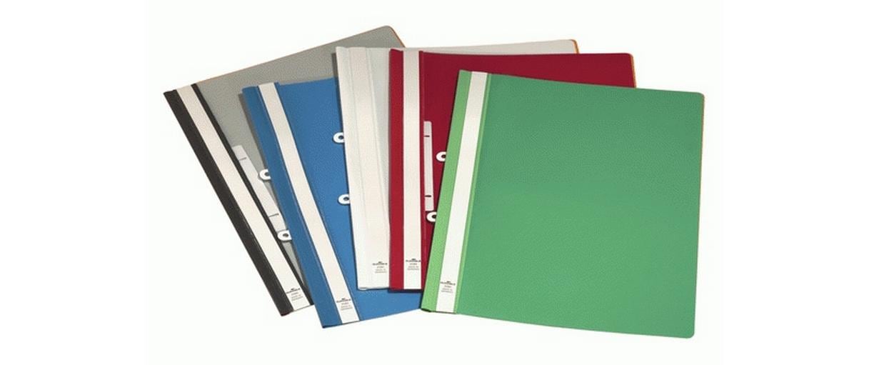 Durable Schnellhefter für A4, Polypropylen (PP), Rot – mit Abheftvorrichtung – 1 Stk